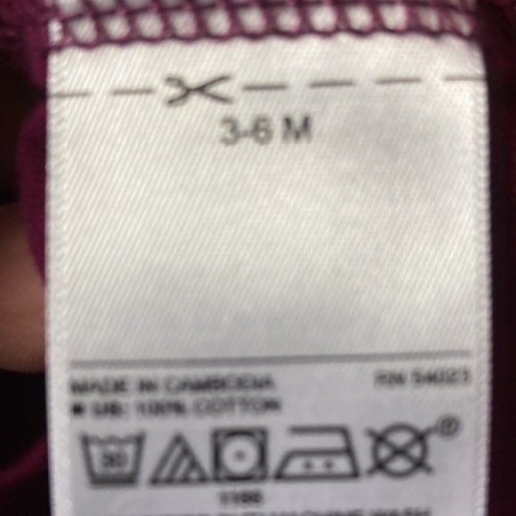 Clearance Old Navy burgundy with white polkadot dress - Picture 4 of 4